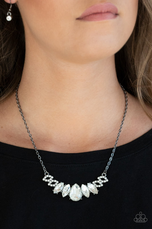 Paparazzi Accessories - Bride-to-BEAM - Black necklace