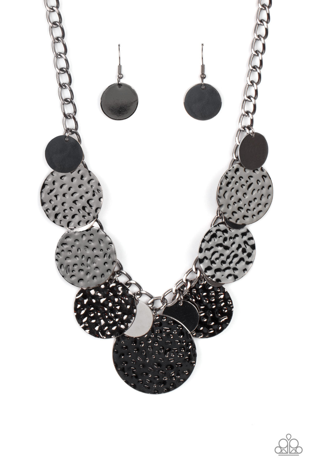 Paparazzi Accessories - Industrial Grade Glamour - Black necklace