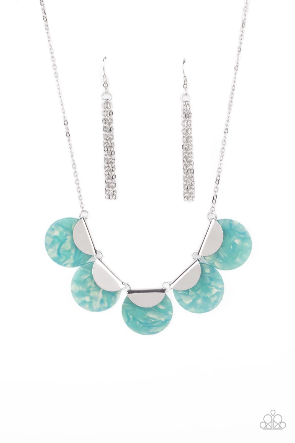 Paparazzi Accessories - Mermaid Oasis - Blue necklace