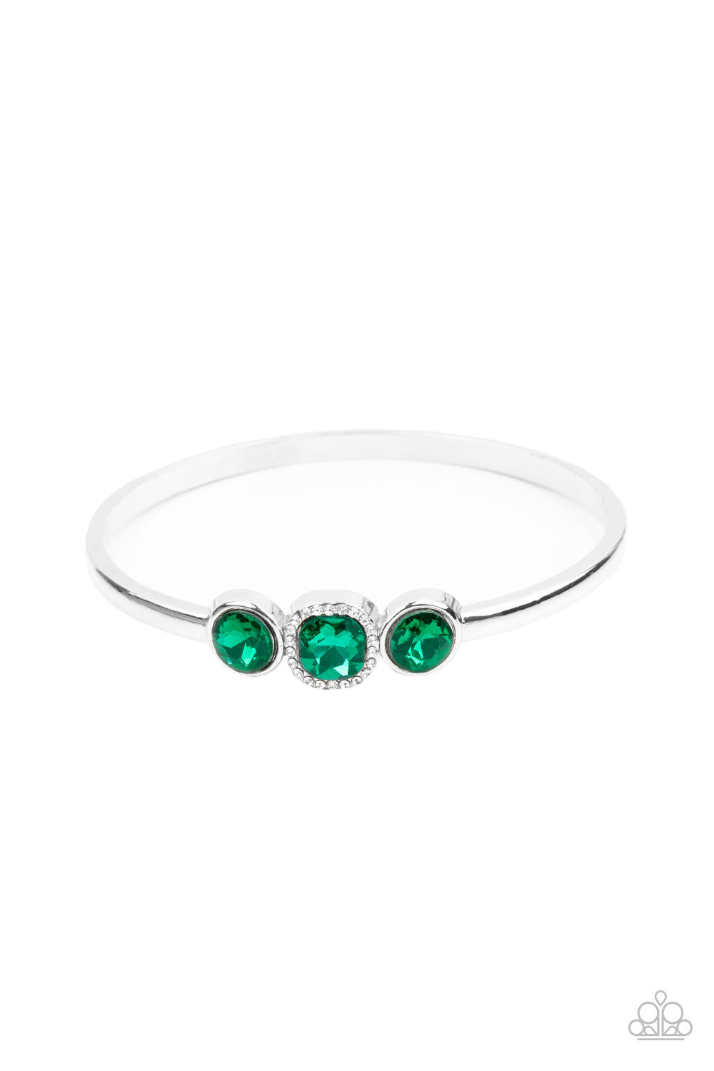 Paparazzi Accessories- Royal Demands - Green bracelet