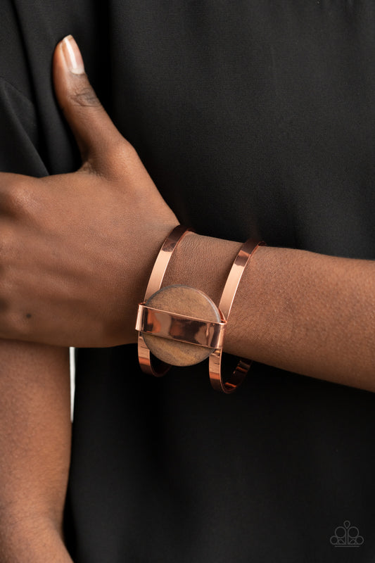 Paparazzi Accessories - Organic Fusion - Copper bracelet