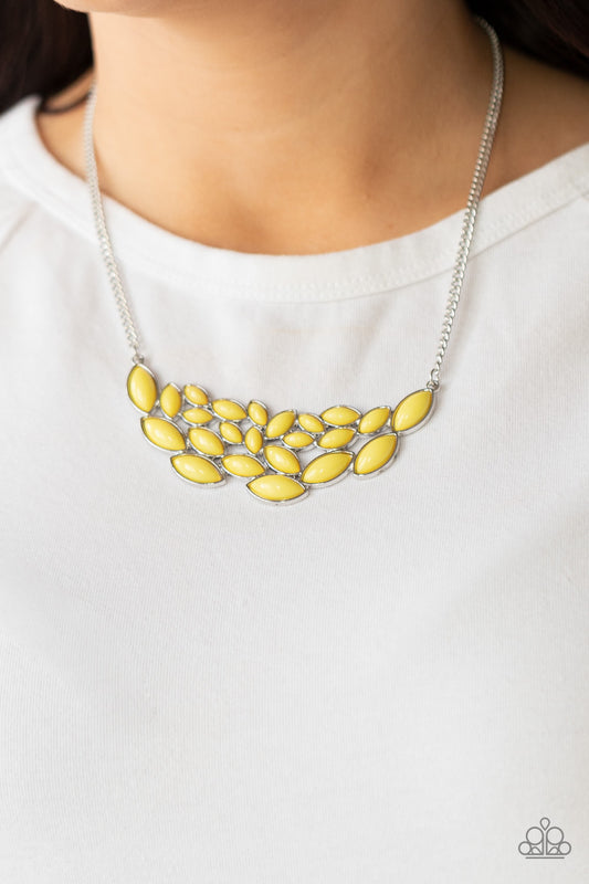 Paparazzi Accessories - Eden Escape - Yellow necklace