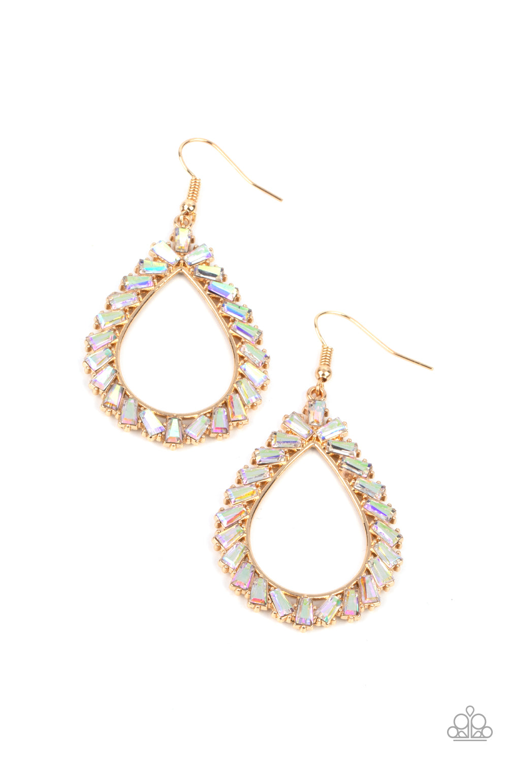 Paparazzi Accessories - Stay Sharp - Gold earrings