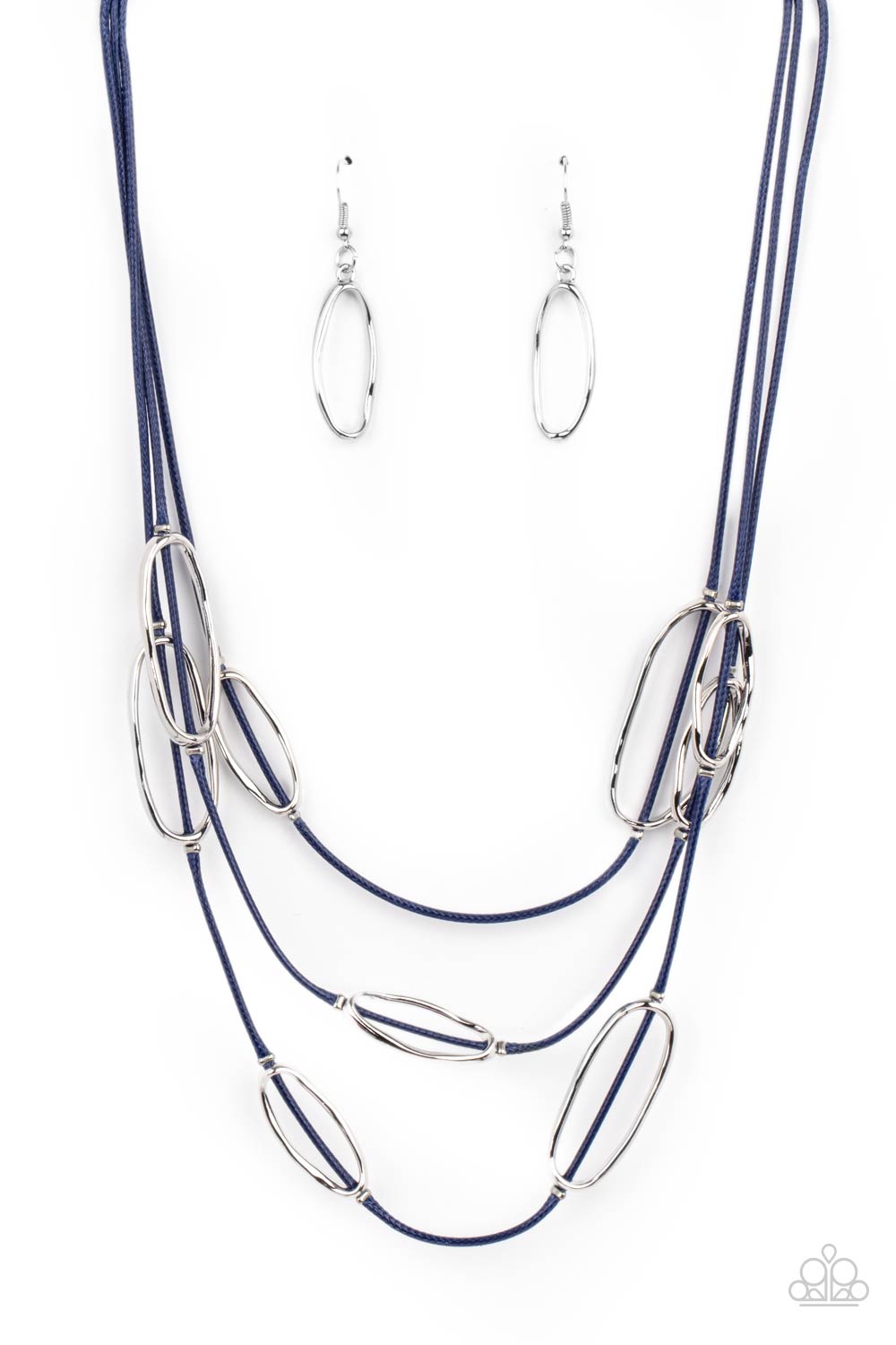 Paparazzi Accessories - Check Your CORD-inates - Blue necklace