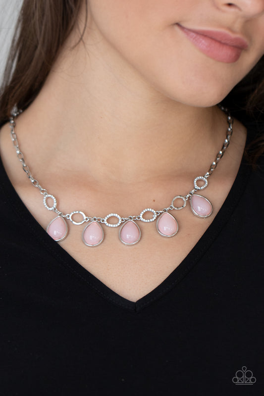 Paparazzi Accessories - Majestically Mystic - Pink necklace