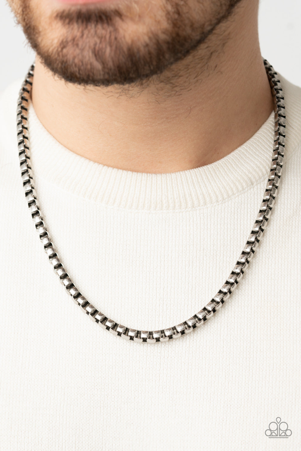 Paparazzi Accessories - Combat Zone - Silver necklace