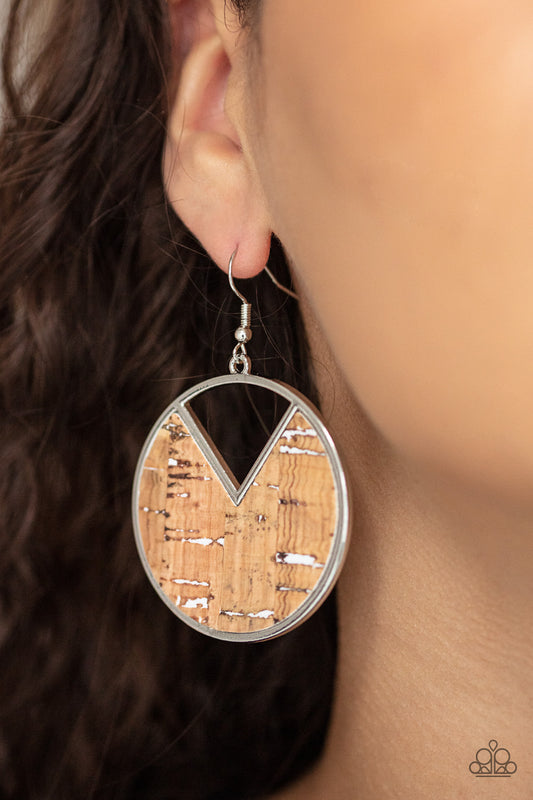 Paparazzi Accessories - Nod to Nature - White earrings