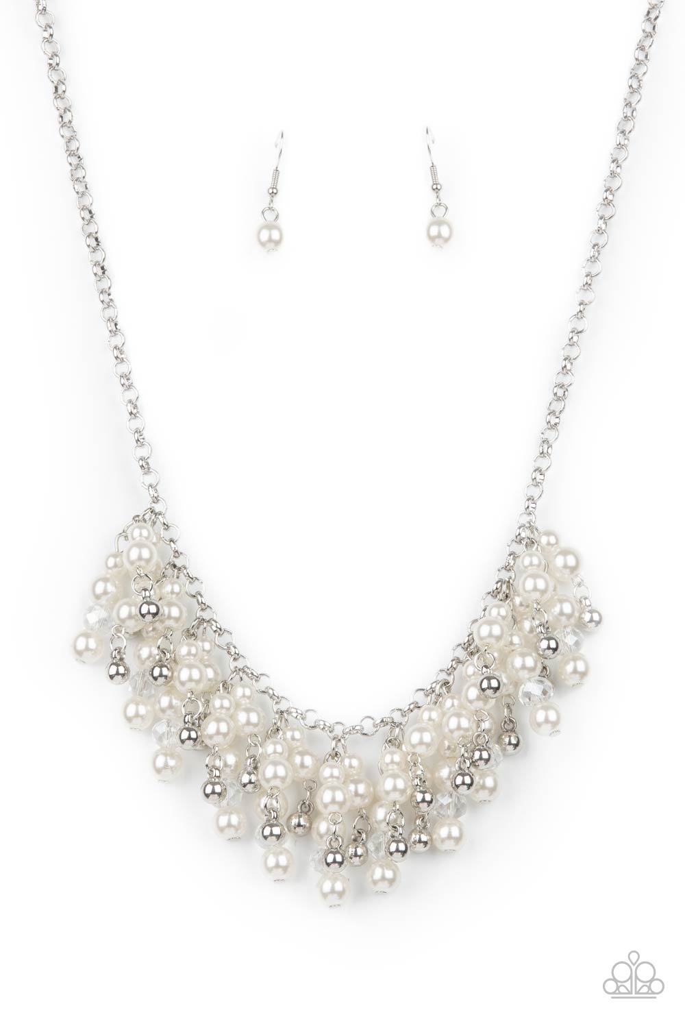 Paparazzi Accessories - Champagne Dreams - White necklace