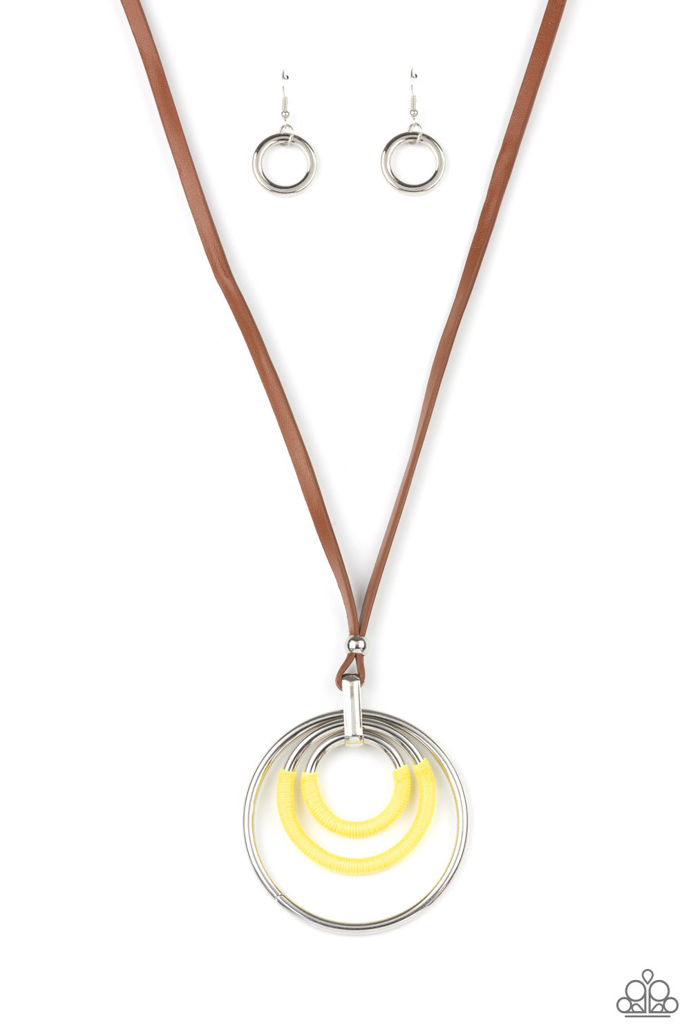 Paparazzi Accessories - Hypnotic Happenings - Yellow neclace