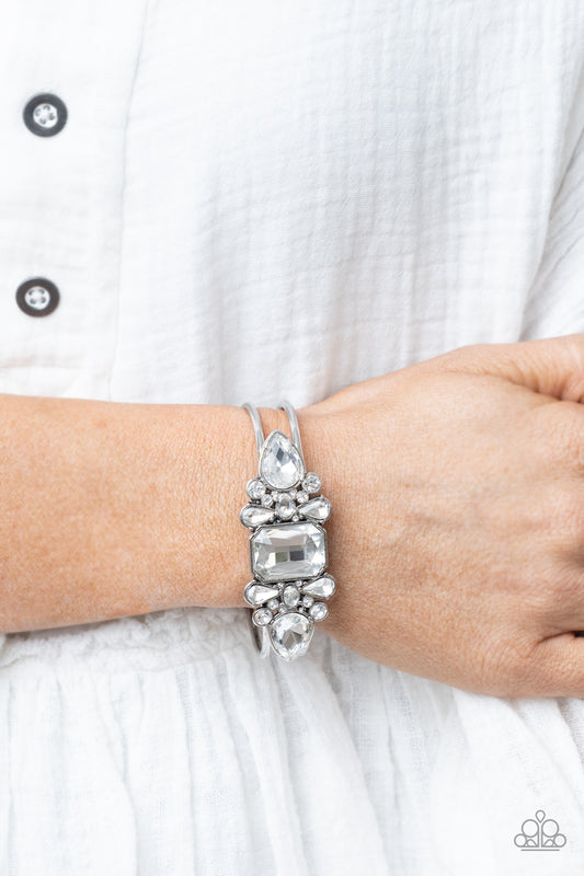Paparazzi Accessories - Call Me Old-Fashioned - White bracelet