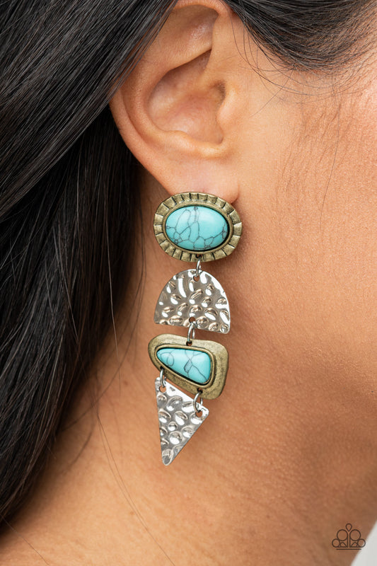 Paparazzi Accessories - Earthy Extravagance - Multi earrings