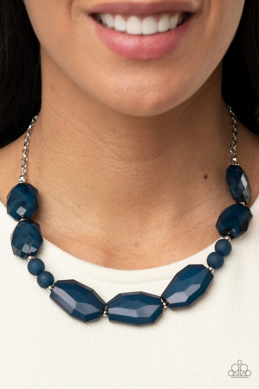 Paparazzi Accessories - Melrose Melody - Blue necklace