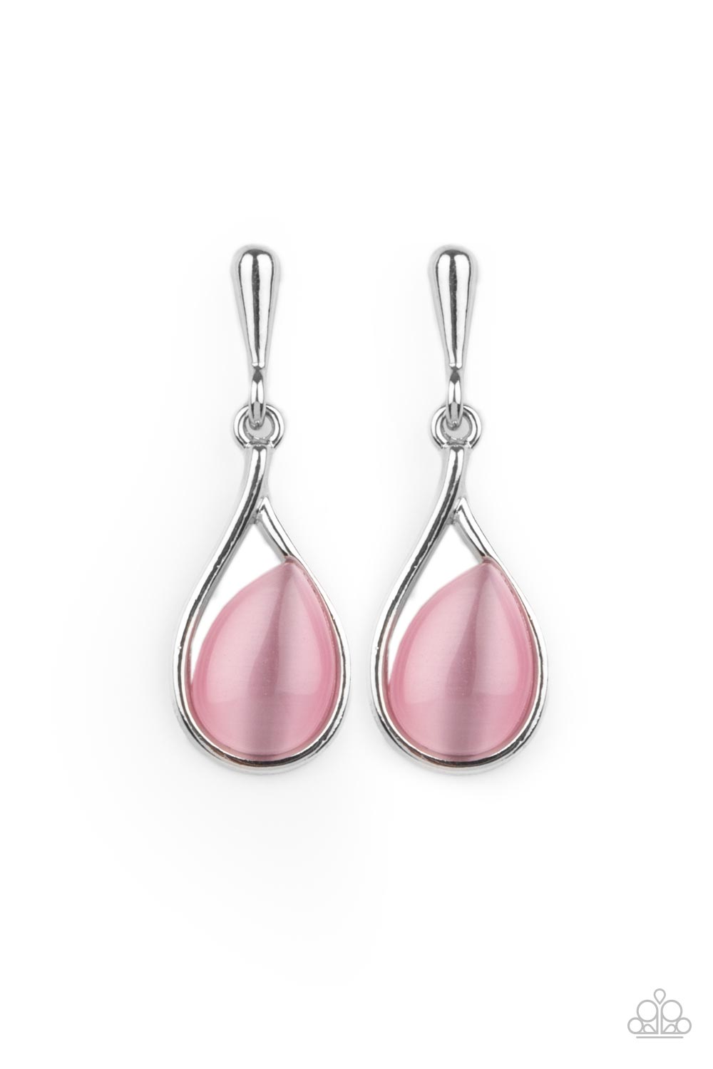 Paparazzi Accessories - Pampered Glow Up - Pink earrings