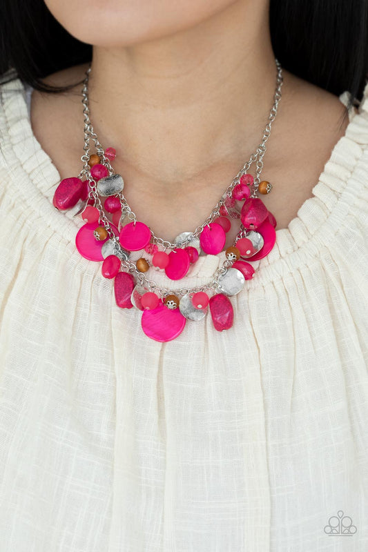 Paparazzi Accessories - Spring Goddess - Pink necklace