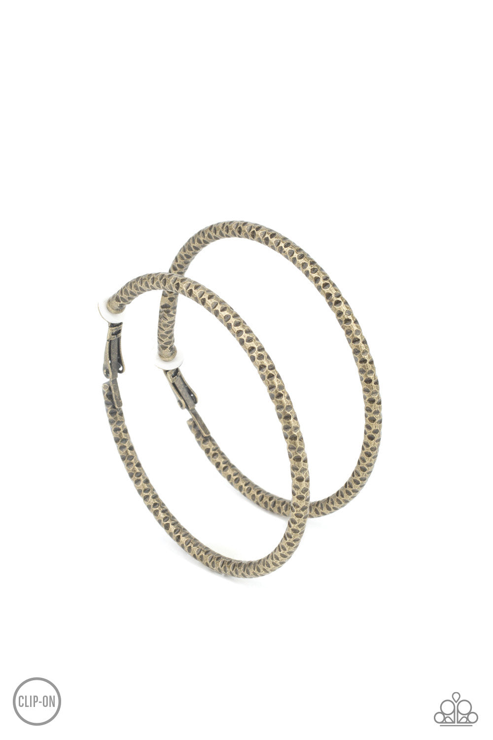 Paparazzi Accessories - Subtly Sassy - Brass earrings