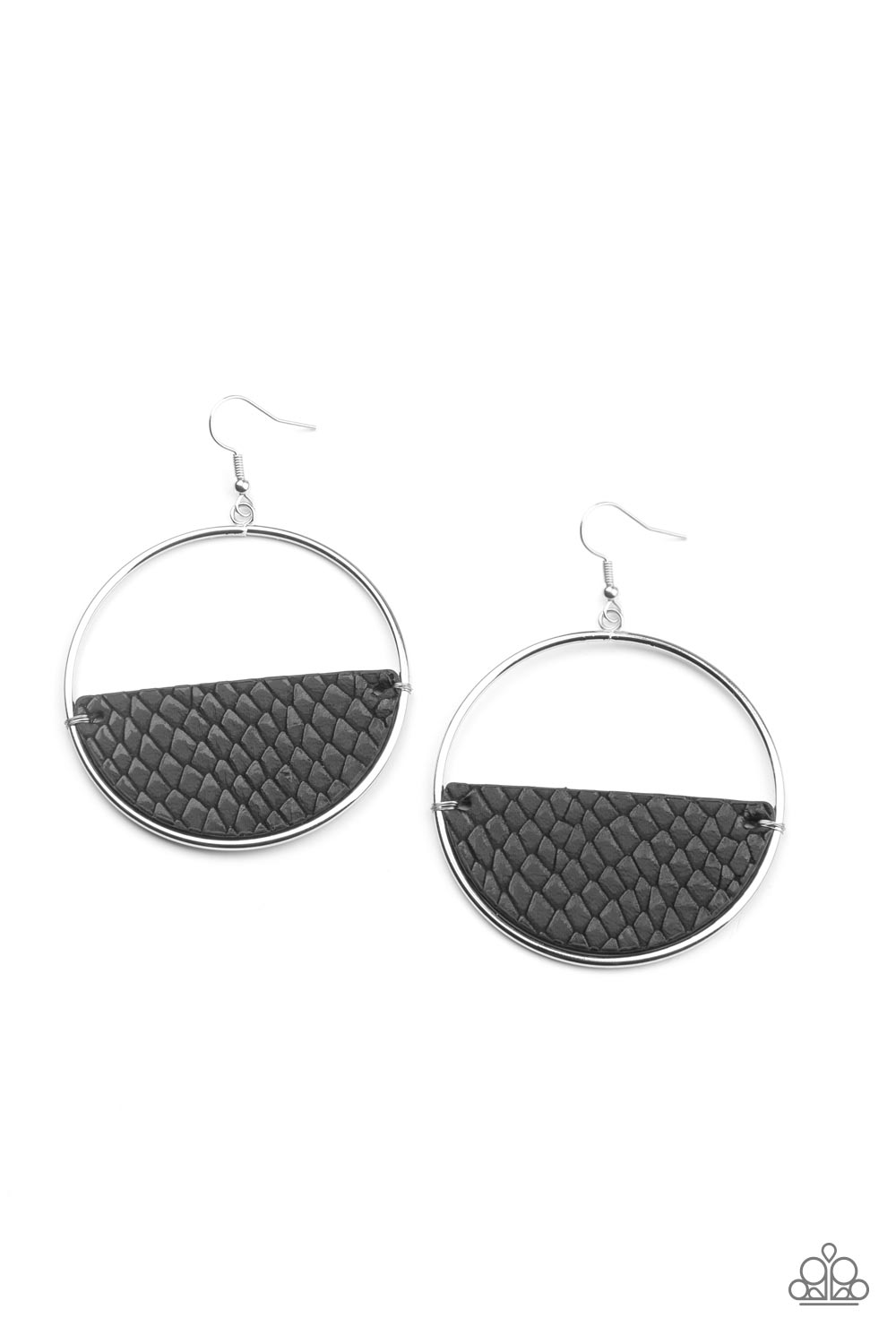 Paparazzi Accessories - Animal Aesthetic - Black earrings