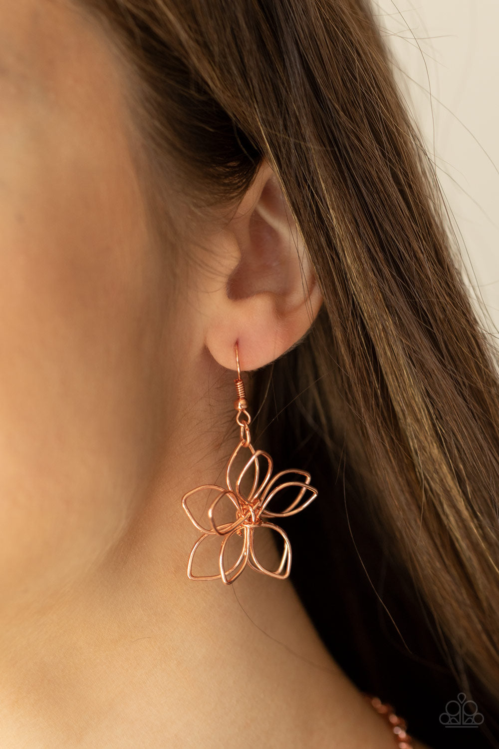 Paparazzi accessories - Flower Garden Fashionista - Copper necklace