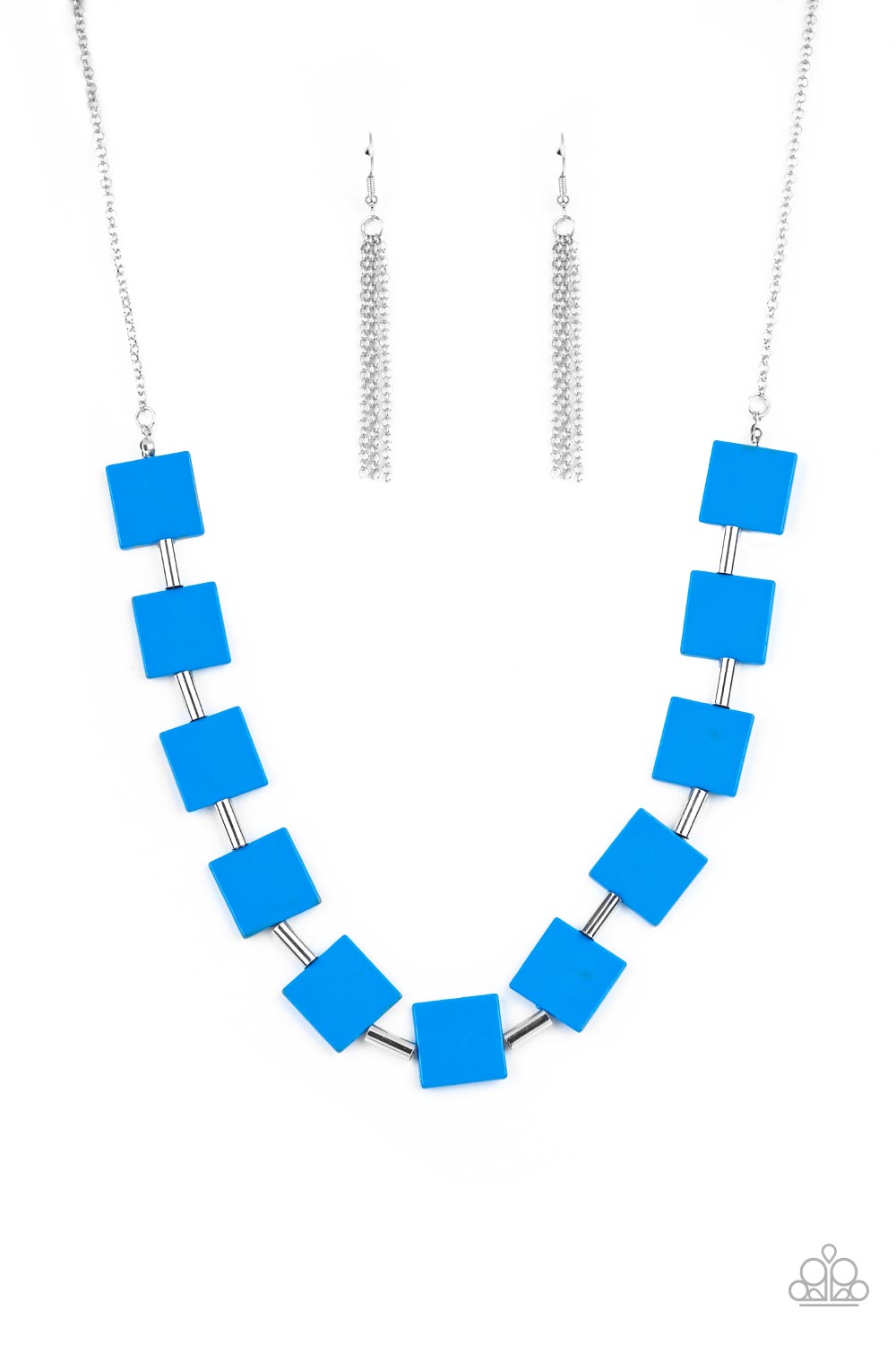 Paparazzi Acessories - Hello, Material Girl - Blue necklace