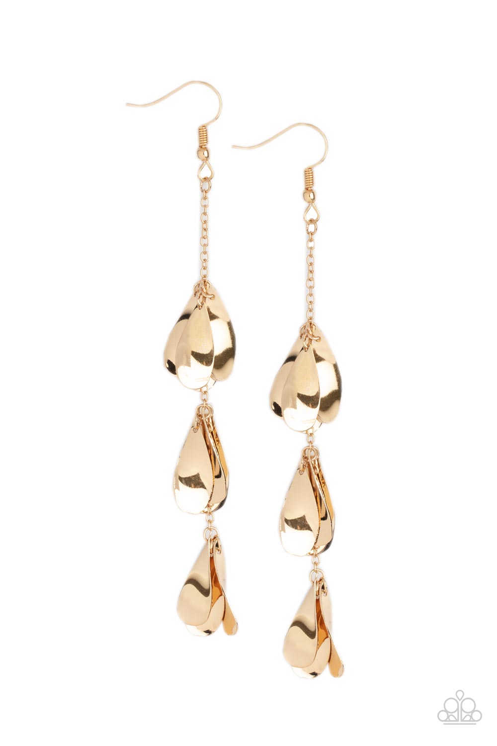 Paparazzi Accessories - Arrival CHIME - Gold earrings