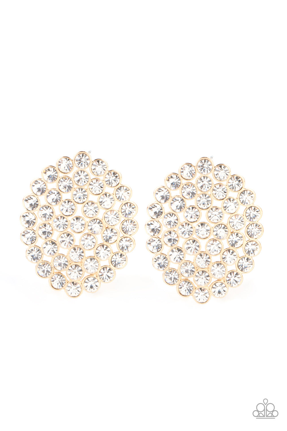 Paparazzi Accessories - Drama School Dropout - Gold earrings