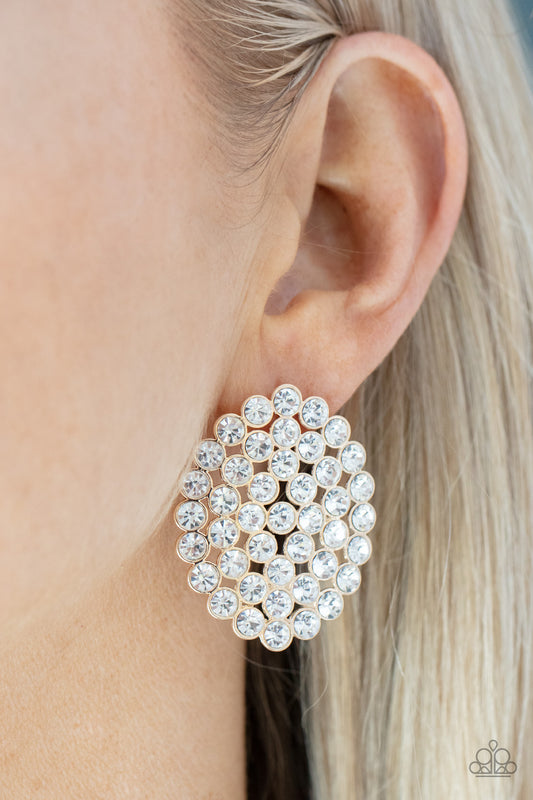 Paparazzi Accessories - Drama School Dropout - Gold earrings