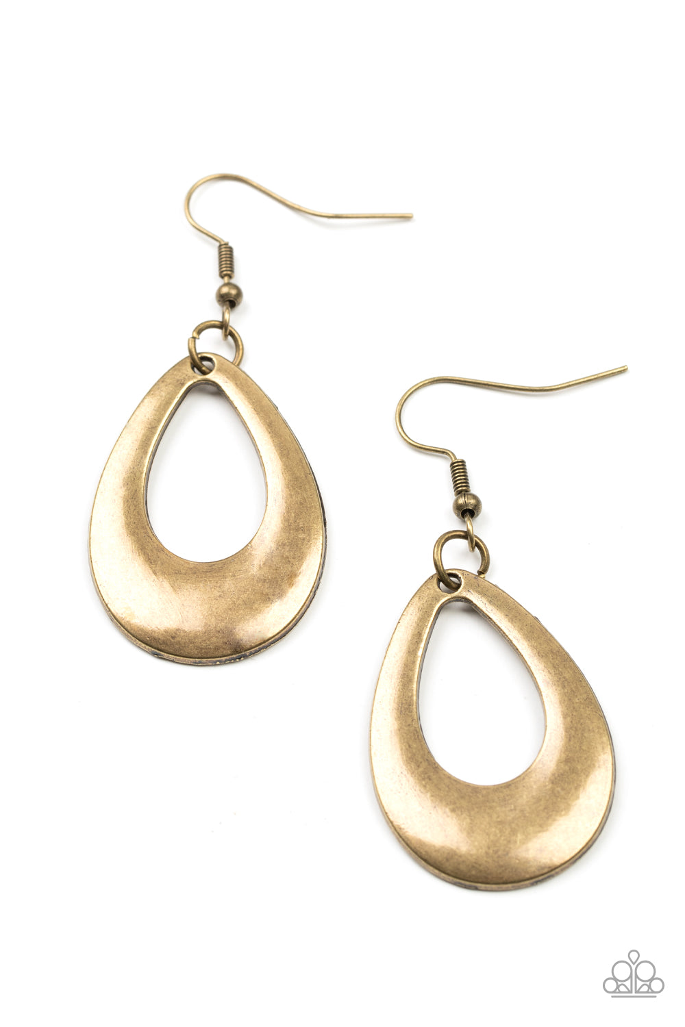 Paparazzi Accessories - All Allure, All The Time - Brass earrings