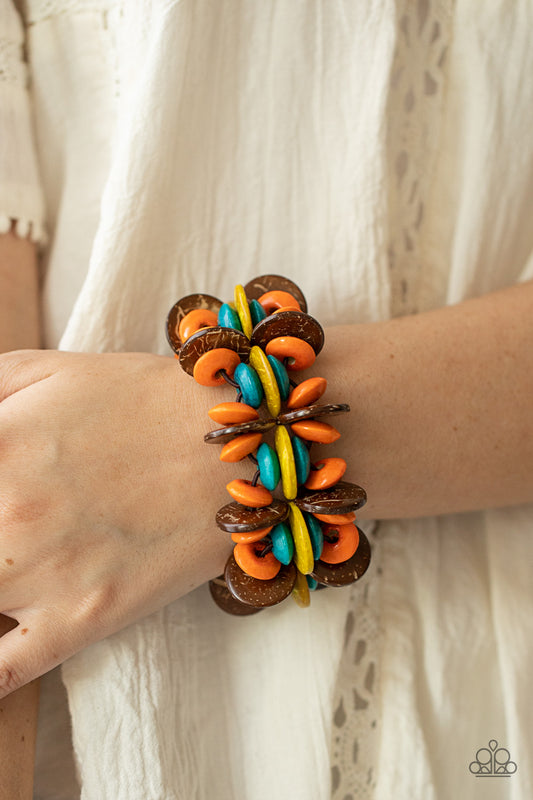 Paparazzi Accessories - Caribbean Canopy - Multi bracelet