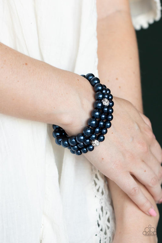 Paparazzi Accessories - Here Comes The Heiress - Blue bracelet