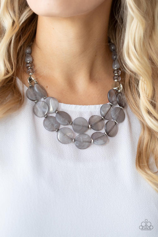 Paparazzi Accessories - Beach Day Demure - Silver necklace