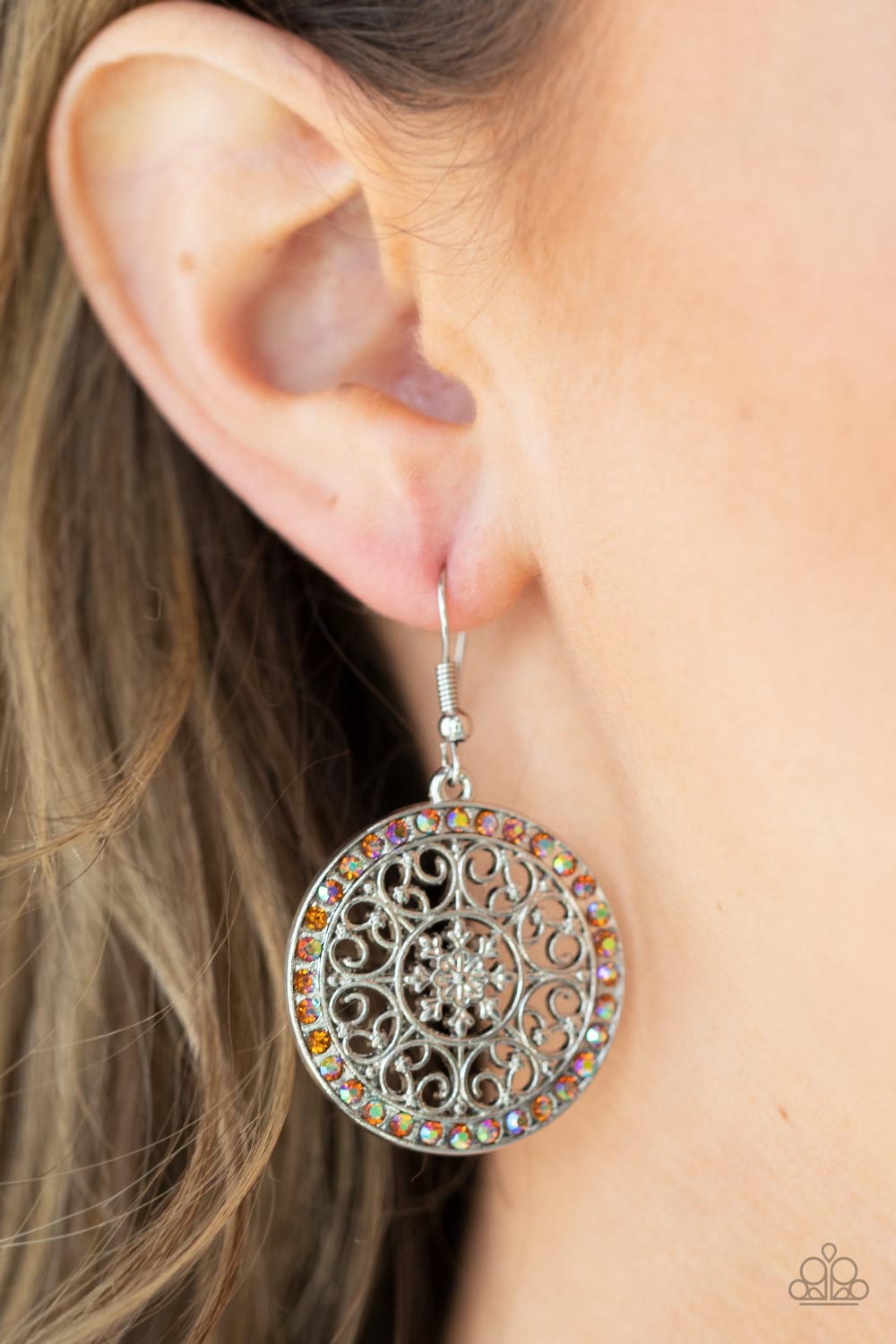 Paparazzi Accessories - Bollywood Ballroom - Orange earrings