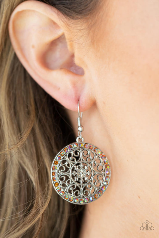 Paparazzi Accessories - Bollywood Ballroom - Orange earrings