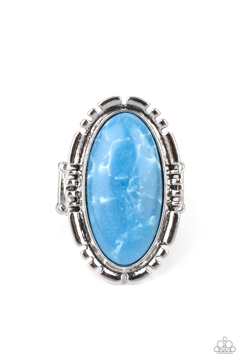 Paparazzi Accessories - Peacefully Pioneer - Blue ring