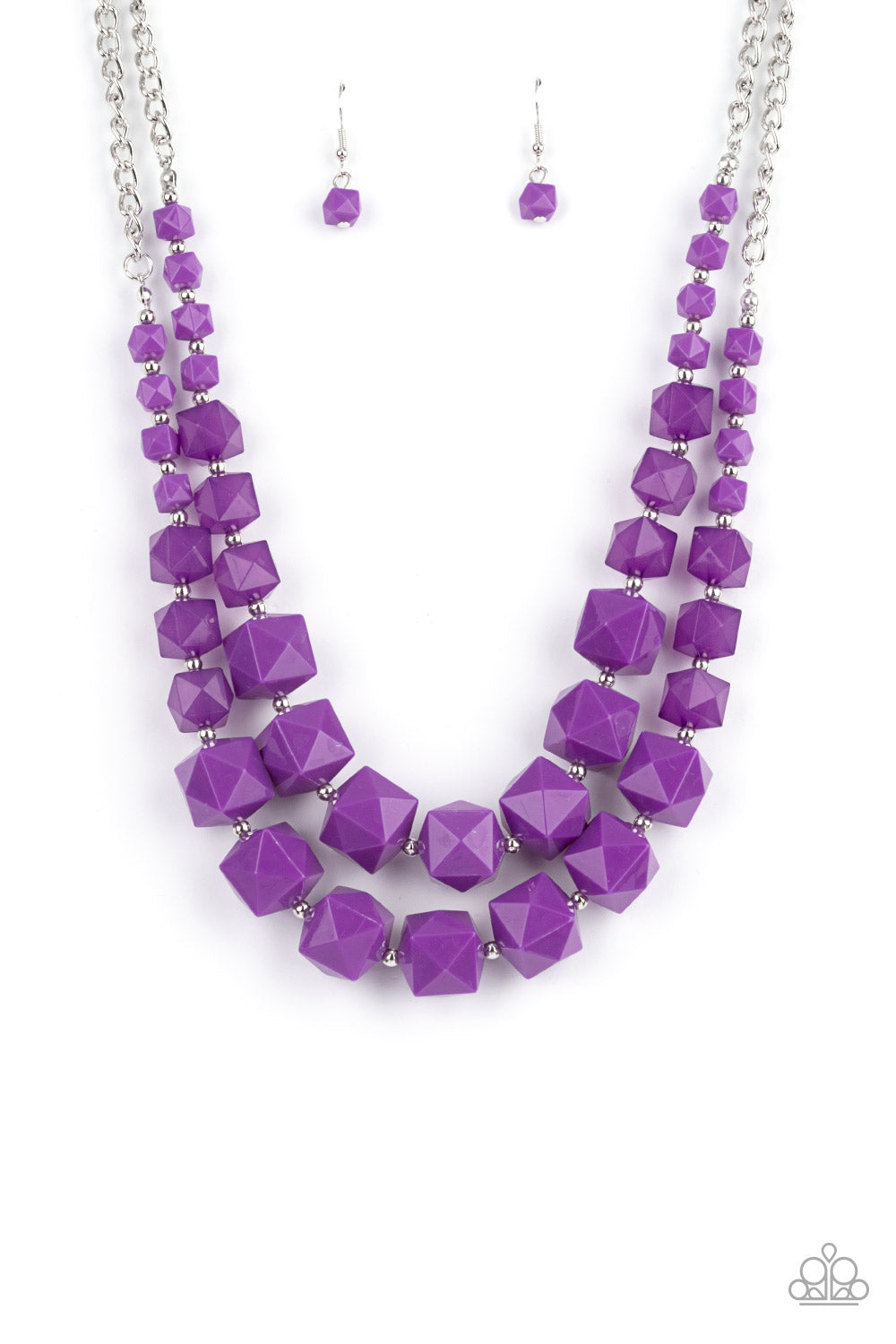 Paparazzi Accessories - Summer Excursion - Purple necklace