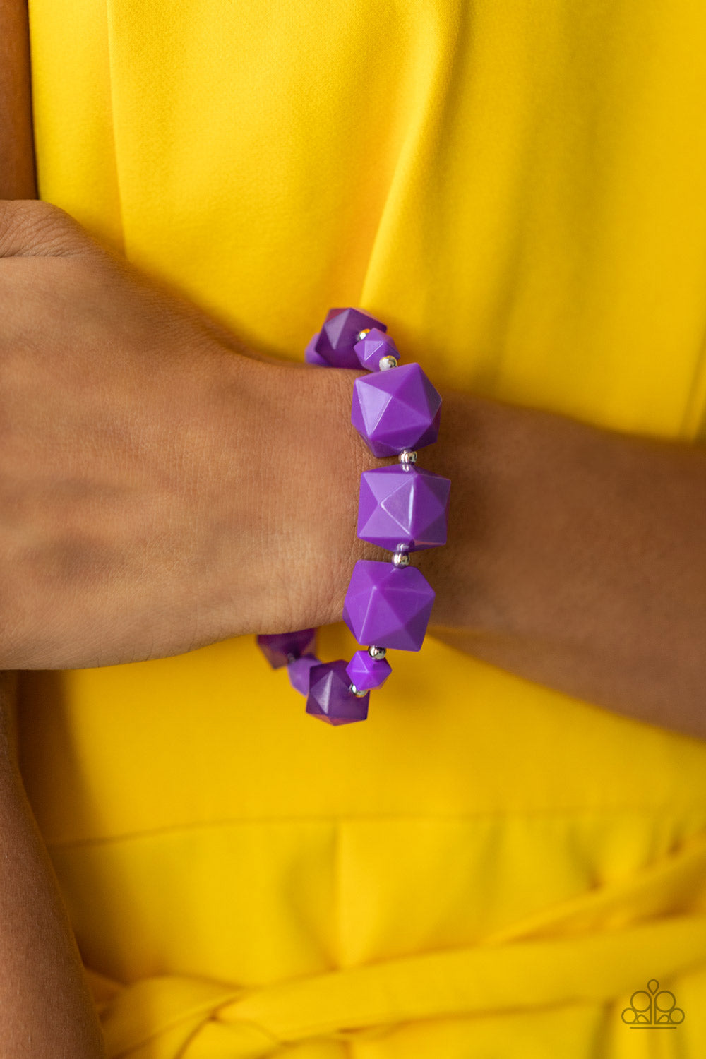Paparazzi Accessories - Trendsetting Tourist - Purple bracelet