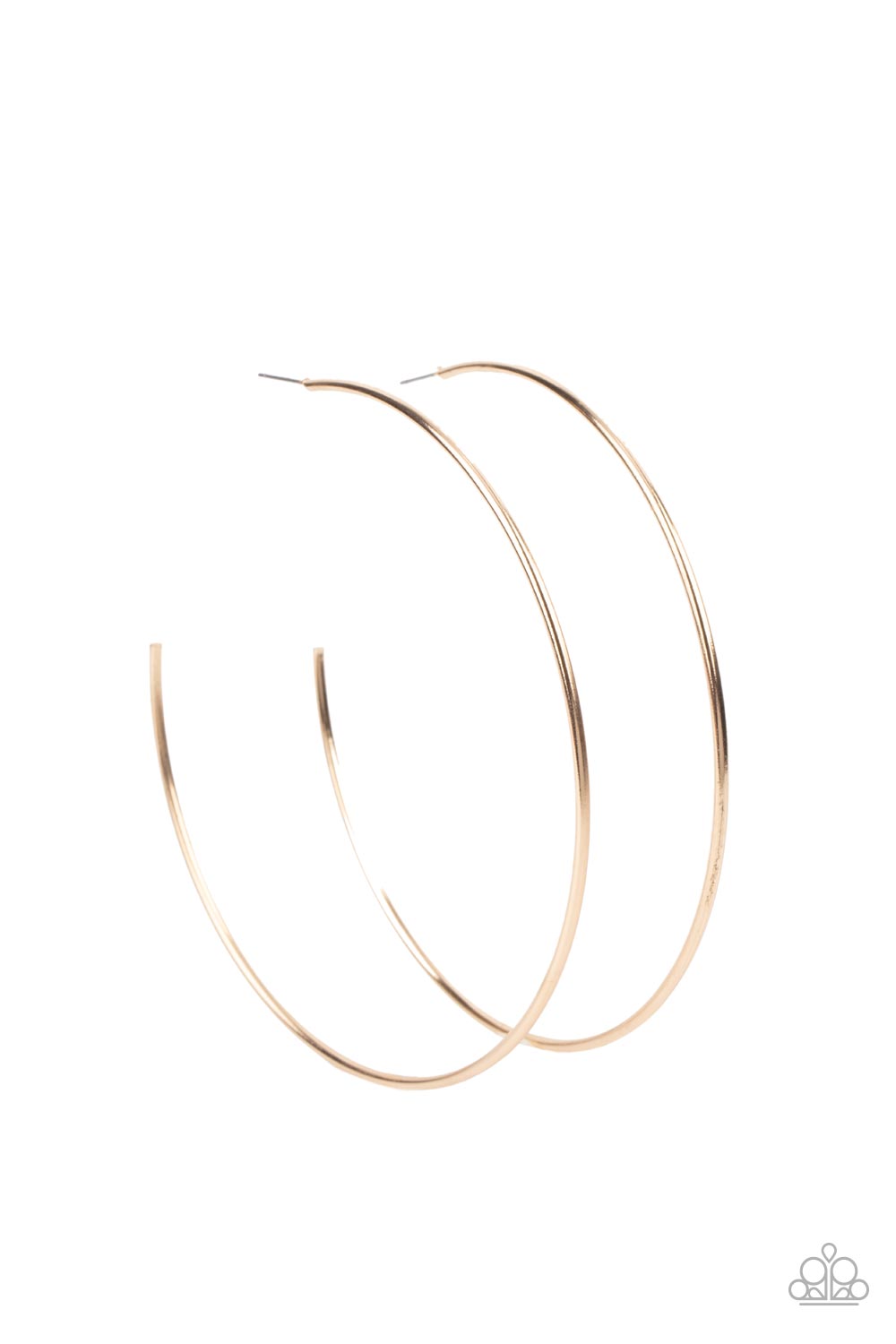 Paparazzi Accessories - Colossal Couture - Gold earrings