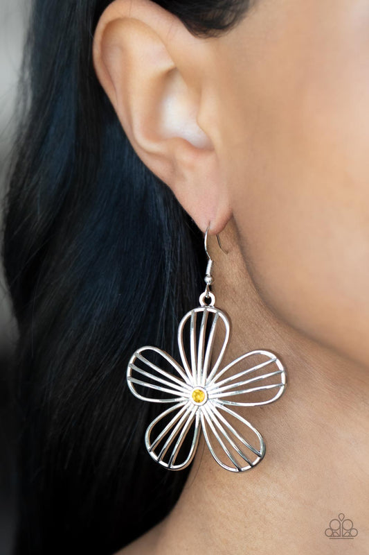 Paparazzi Accessories - Meadow Musical - Yellow earrings