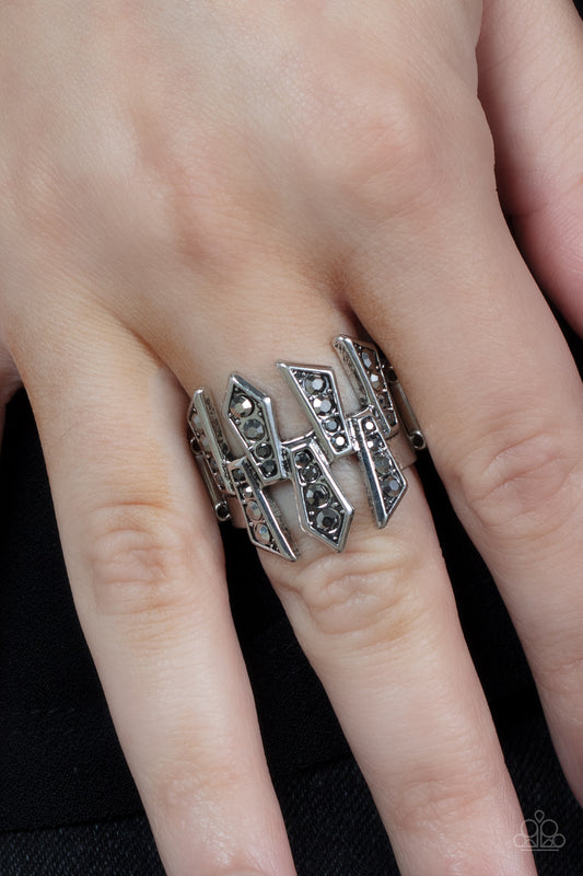 Paparazzi Accessories - Juxtaposed Jewels - Silver ring