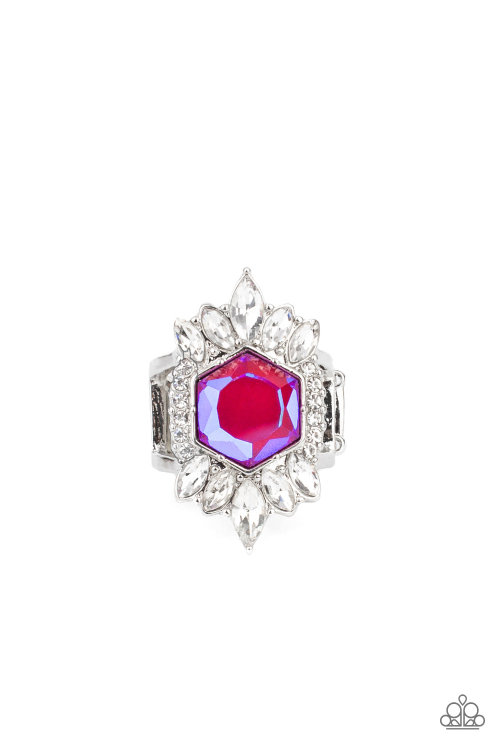 Paparazzi Accessories - Divine Intervention - Pink ring