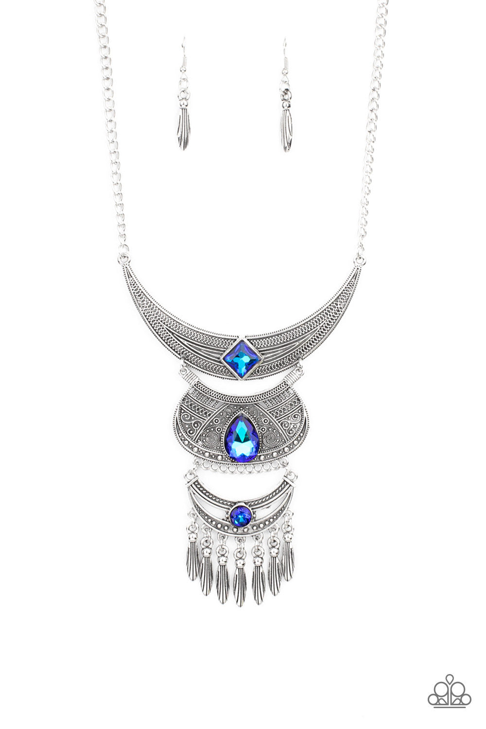 Paparazzi Accessories - Lunar Enchantment - Blue necklace