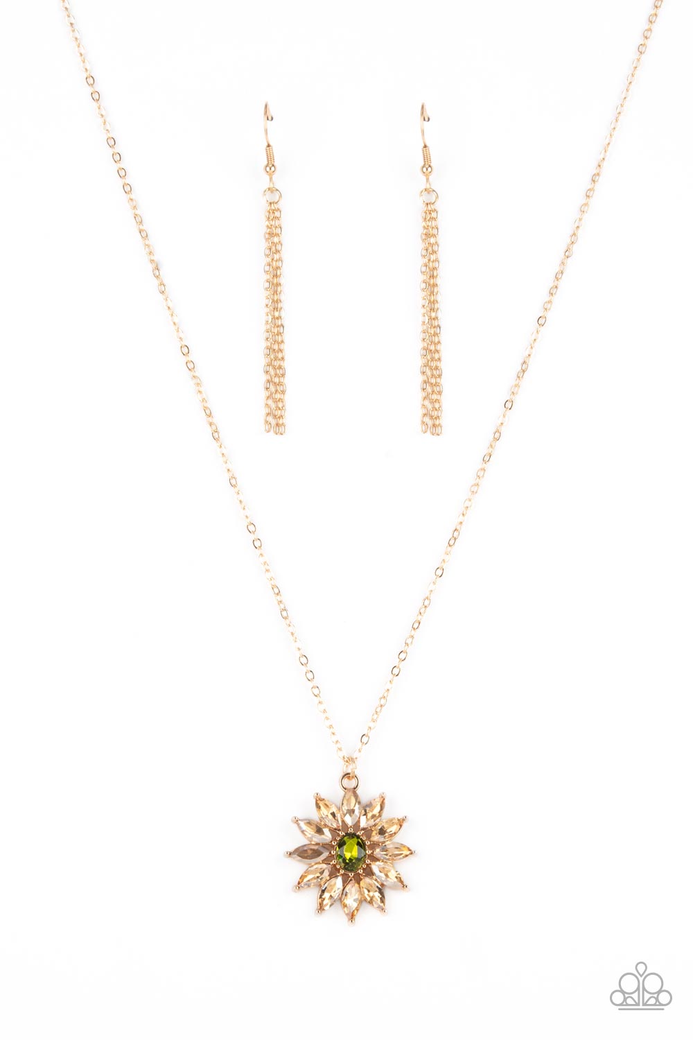 Paparazzi Accessories - Formal Florals - Gold necklace