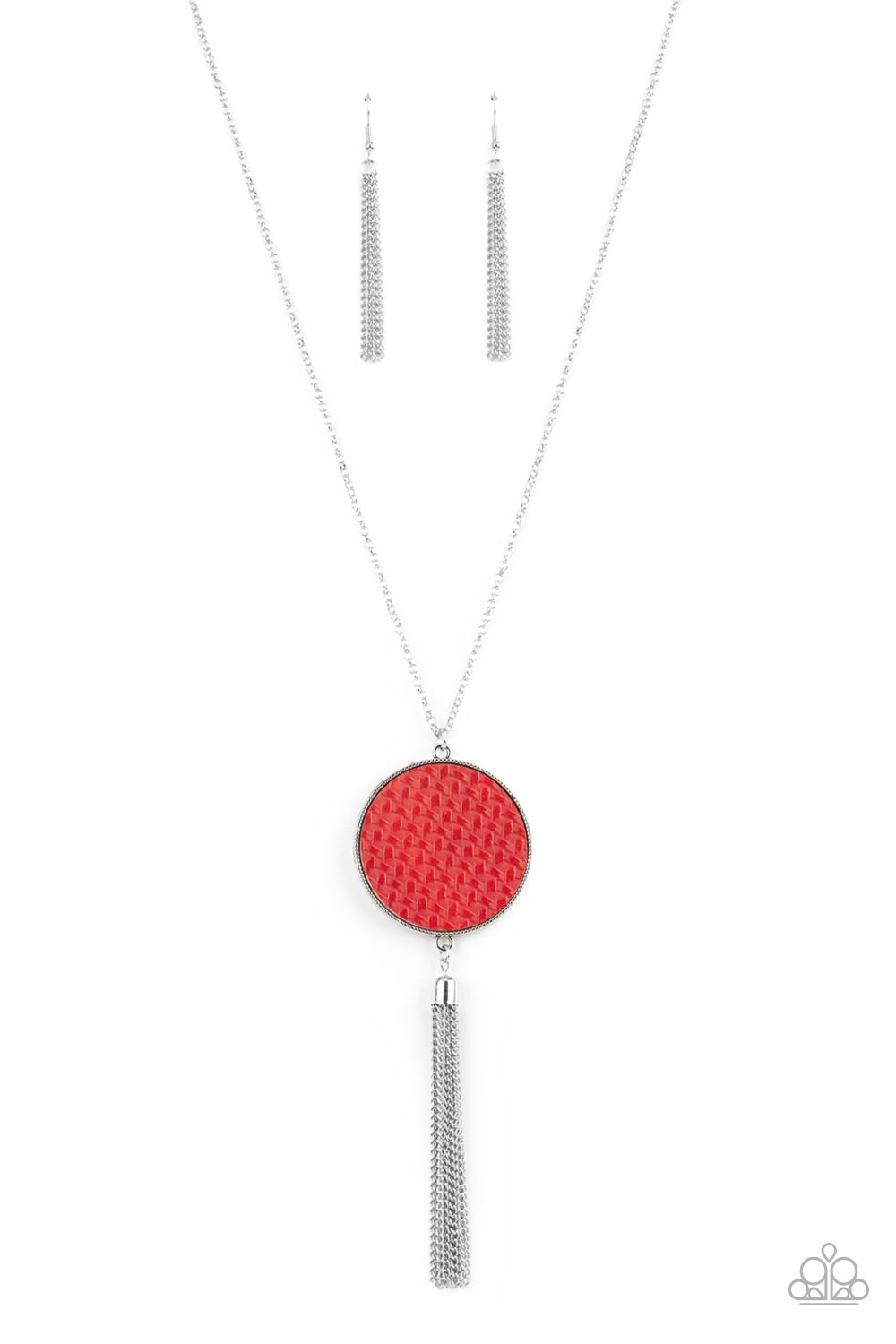 Paparazzi Accessories - Wondrously Woven - Red Necklace