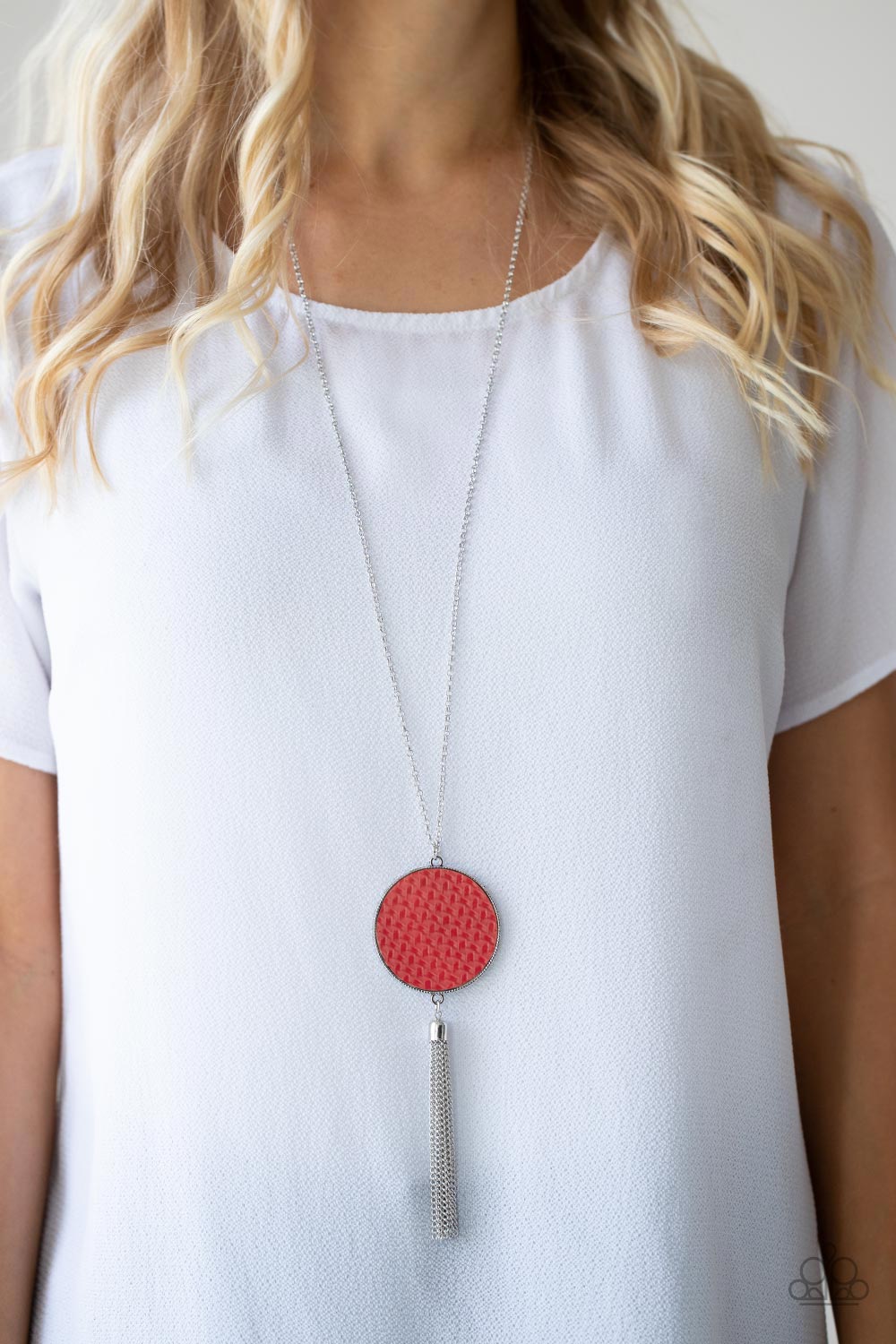 Paparazzi Accessories - Wondrously Woven - Red Necklace