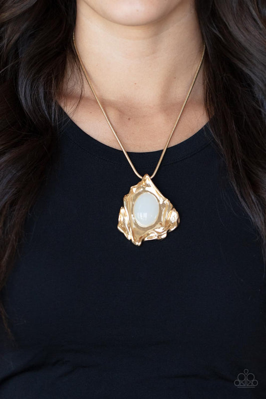 Paparazzi Accessories - Amazon Amulet - Gold necklace