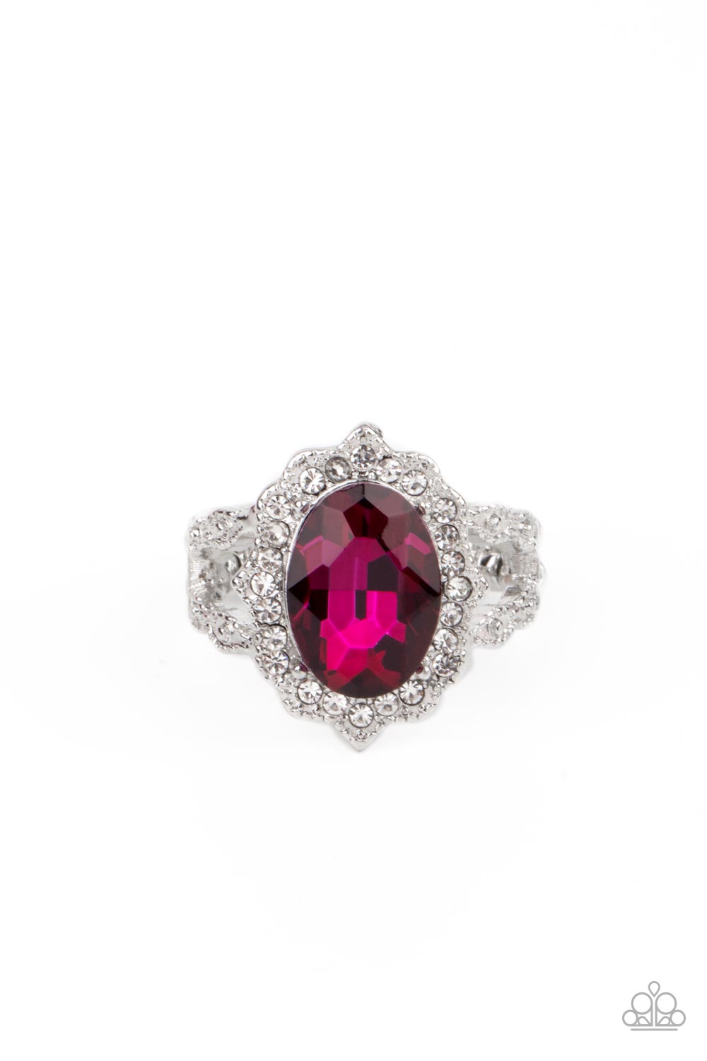 Paparazzi Accessories - Oval Office Opulence - Pink ring