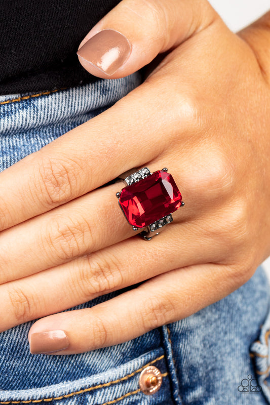 Paparazzi Accessories - Epic Proportions - Red ring