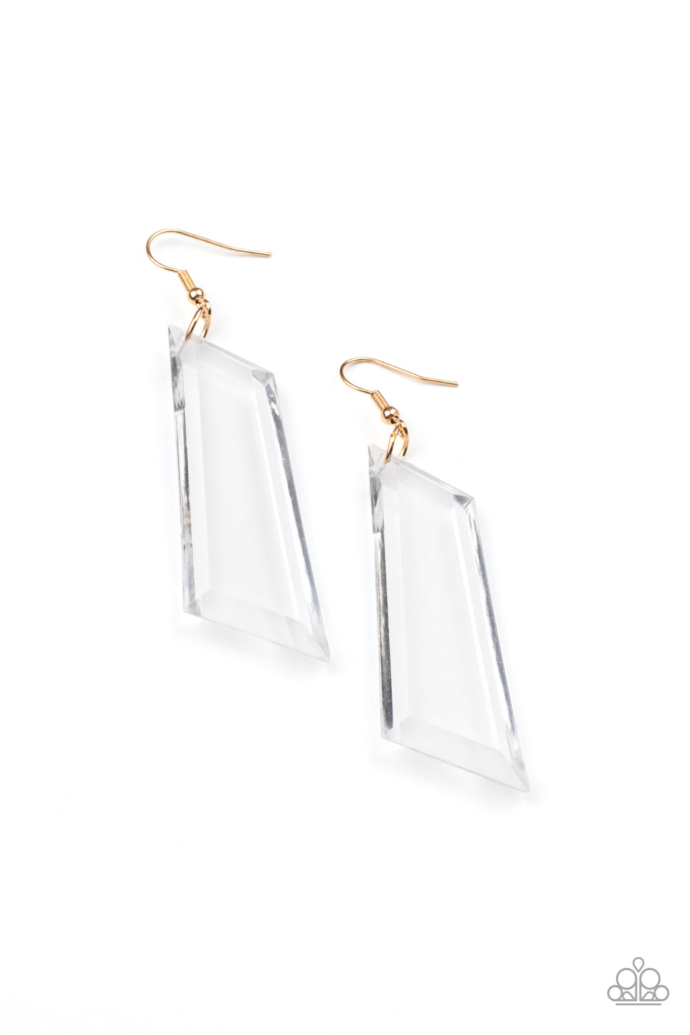 Paparazzi Accessories - The Final Cut - Gold earrings