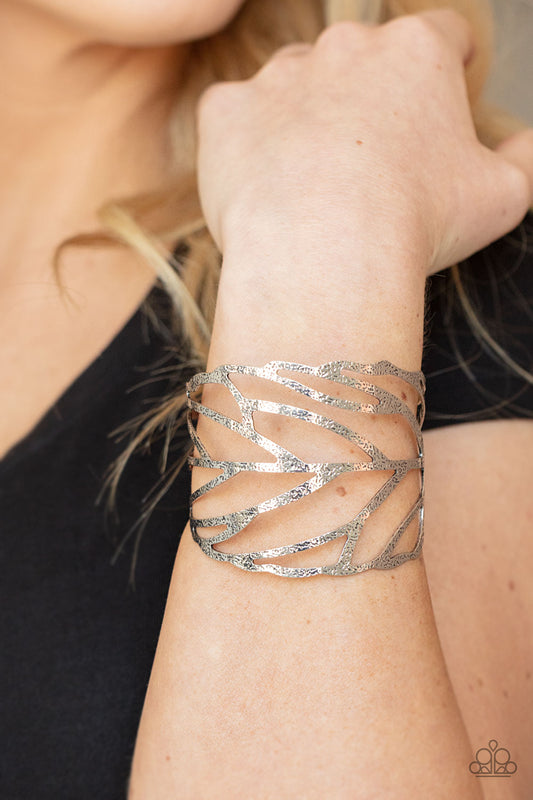 Paparazzi Accessories - FLOCK, Stock, and Barrel - Silver Bracelet