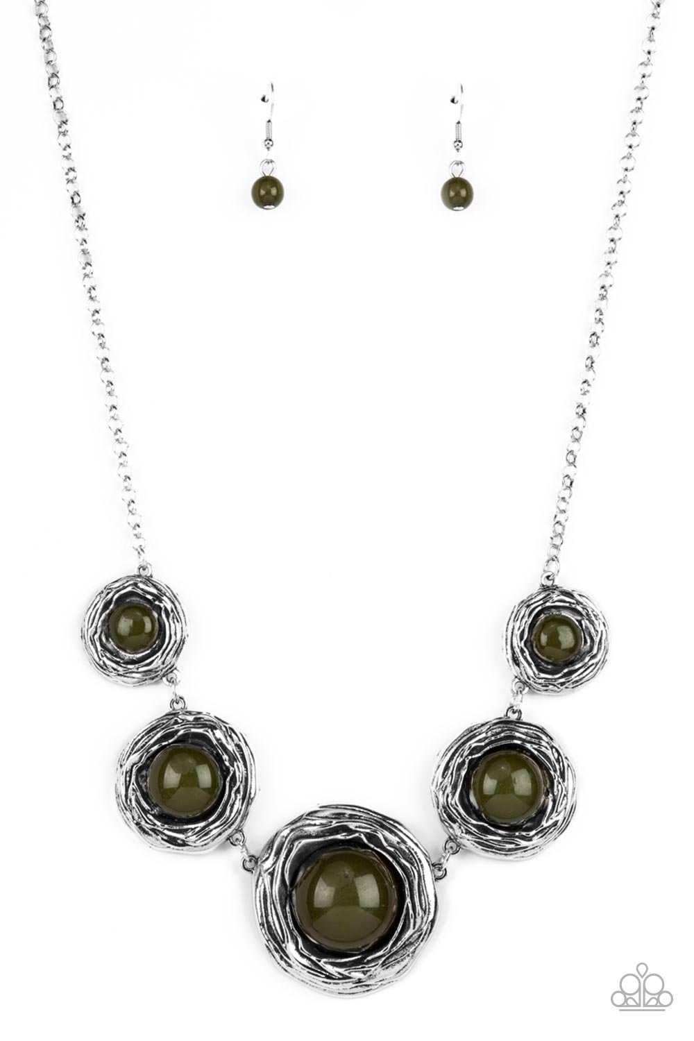 Paparazzi Accessories - The Next NEST Thing - Green necklace