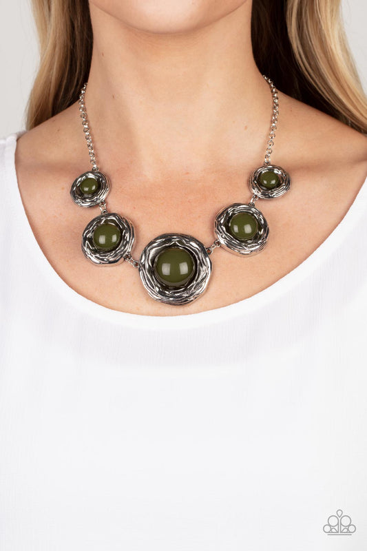 Paparazzi Accessories - The Next NEST Thing - Green necklace