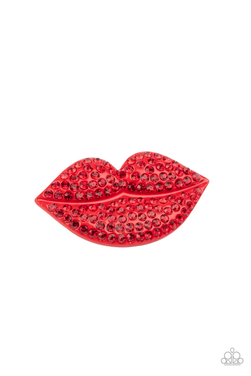 Paparazzi Accessories - HAIR Kiss - Red hair clip